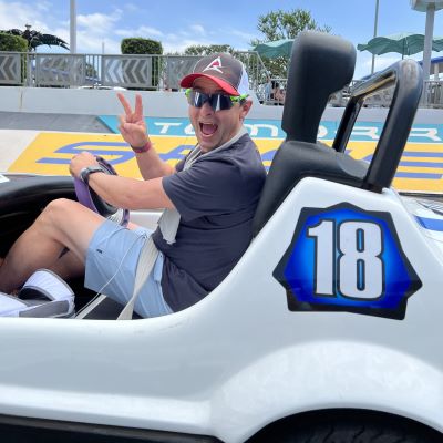Wanna go for a spin on the Tomorrowland Speedway?